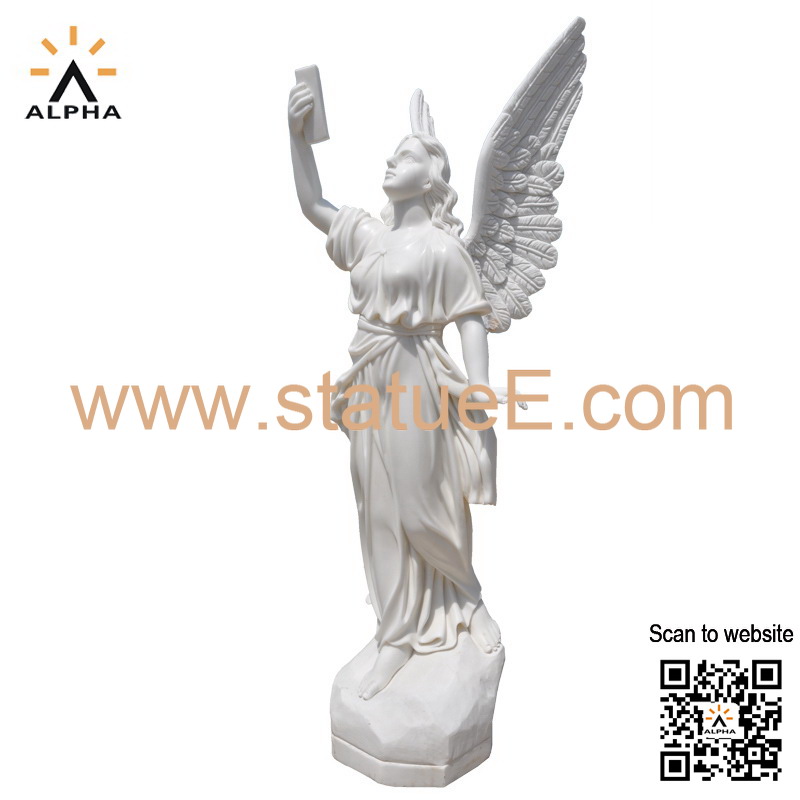 Angel wings statue